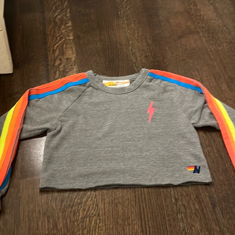 Aviator nation cropped crewneck. Size xs.